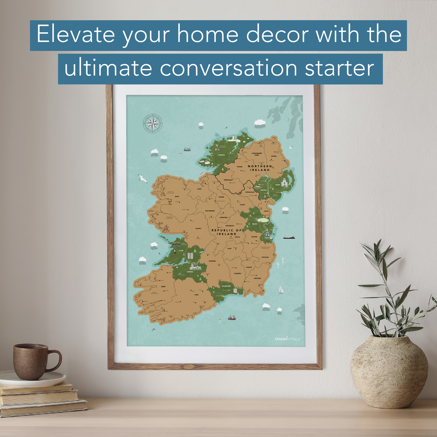 Island of Ireland Scratch Off Map