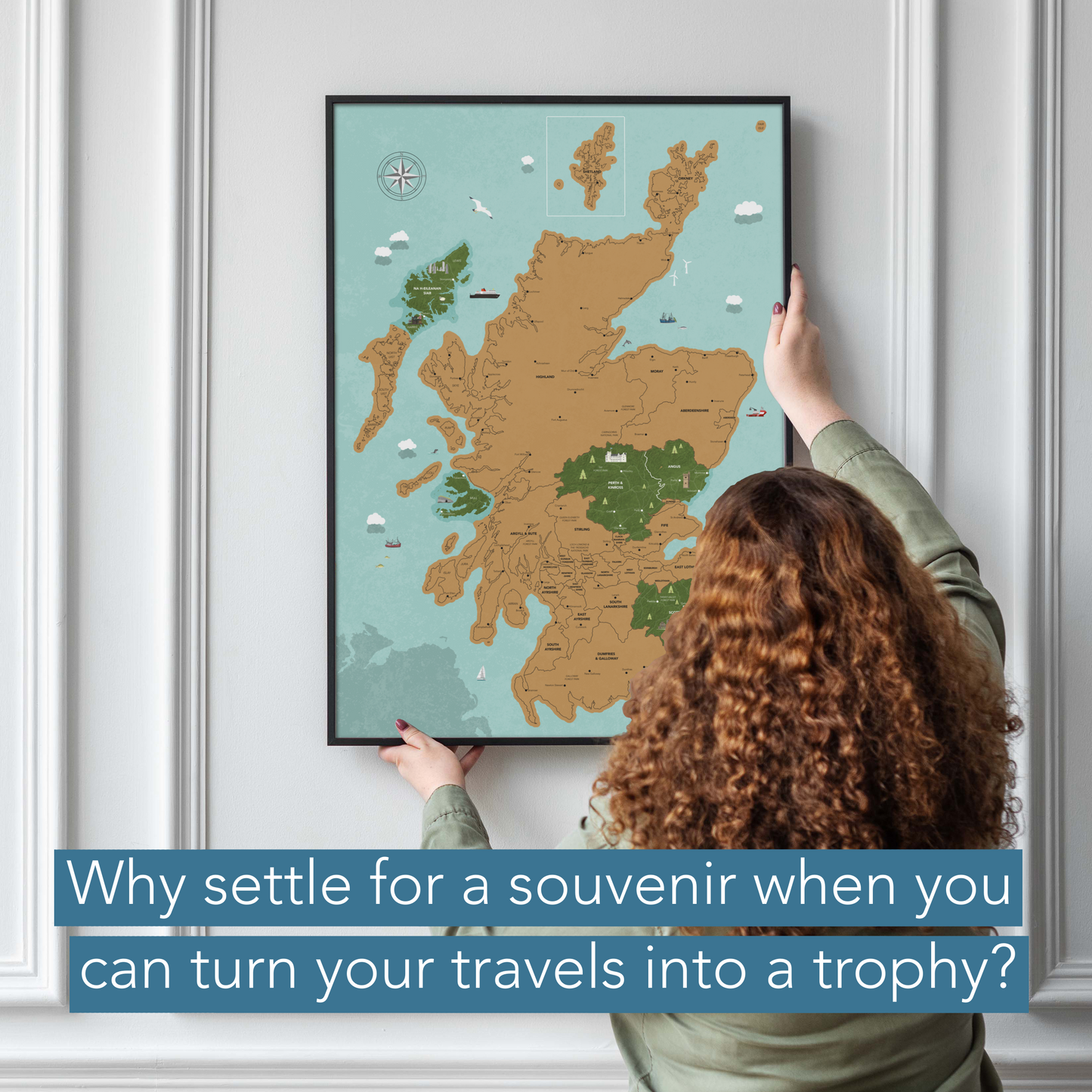 Scotland Scratch Off Map