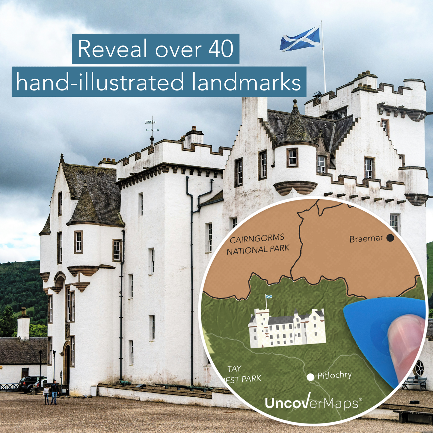 Scotland Scratch Off Map