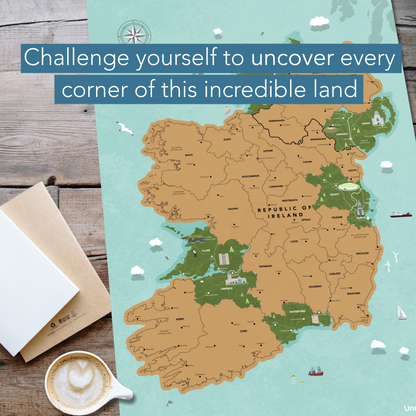 Island of Ireland Scratch Off Map